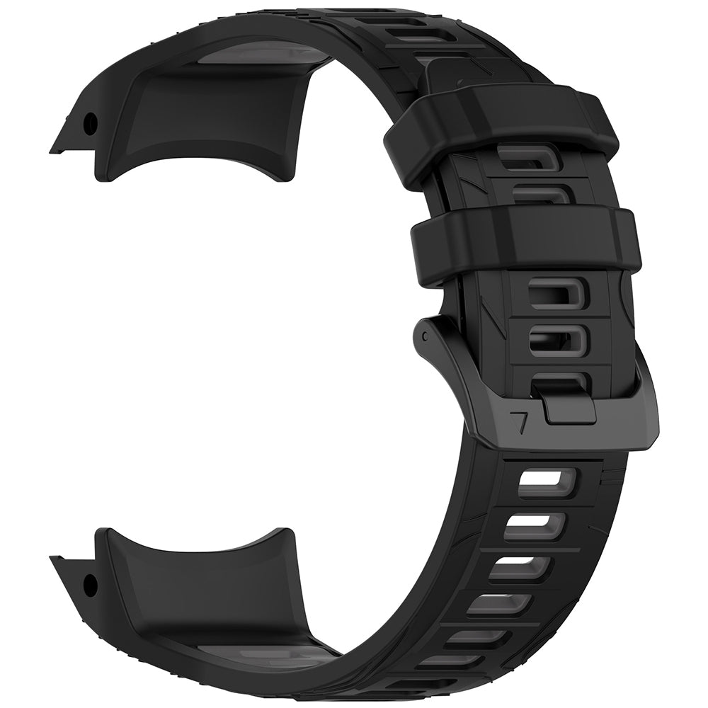 Λουράκι Techsuit W077 για Garmin Instinct 3 45mm Solar / Instinct 3 45mm, Μαύρο Γκρι
