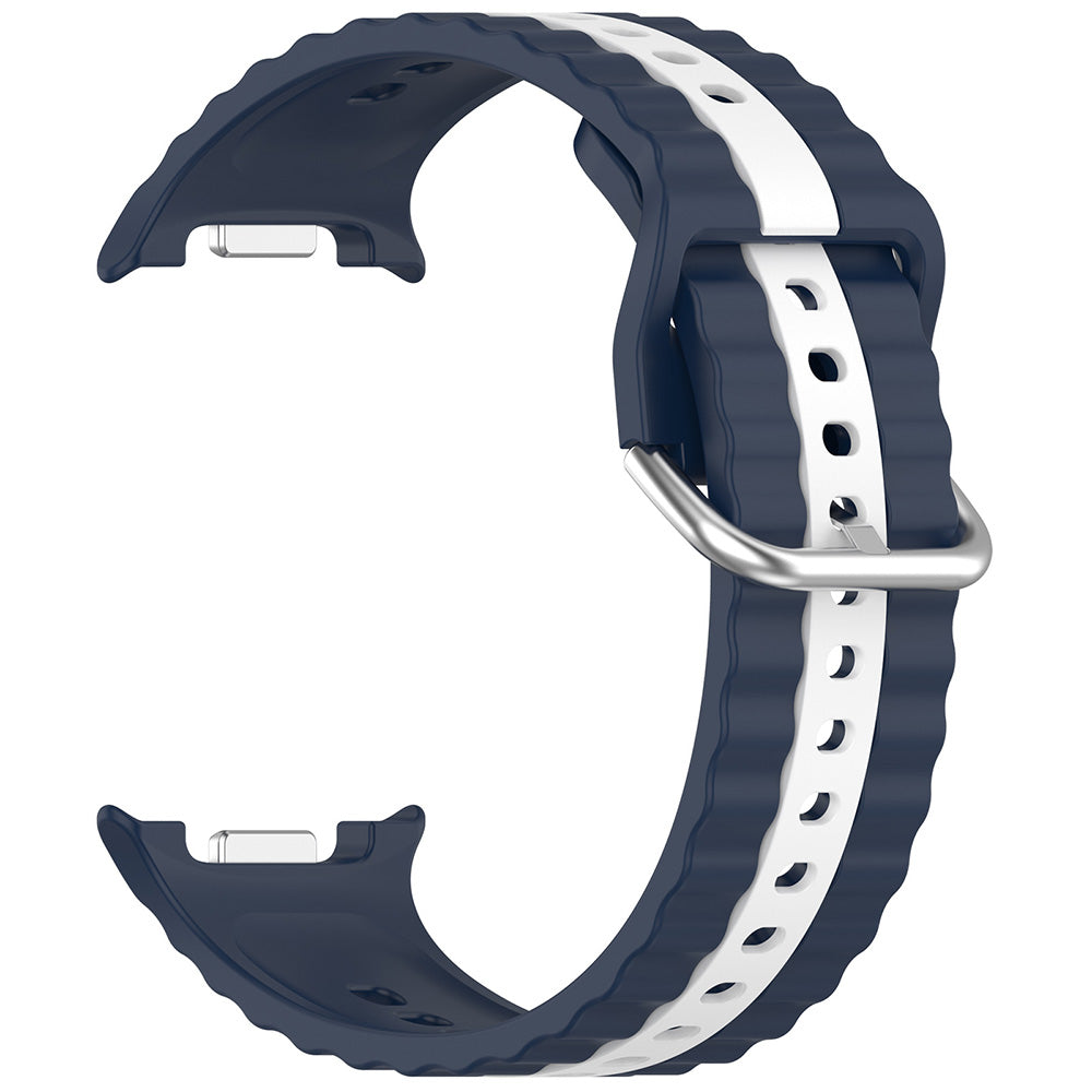 Λουράκι Techsuit W078 για Samsung Galaxy Watch 8 Classic / Watch8 44mm / Watch 8 40mm, Μπλε Ναυτικό
