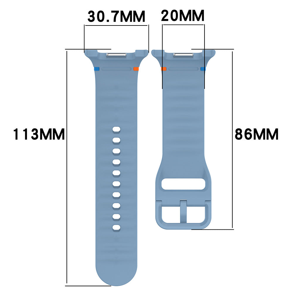 Λουράκι Techsuit W079 για Samsung Galaxy Watch 8 Classic / Watch8 44mm / Watch 8 40mm, Μπεζ