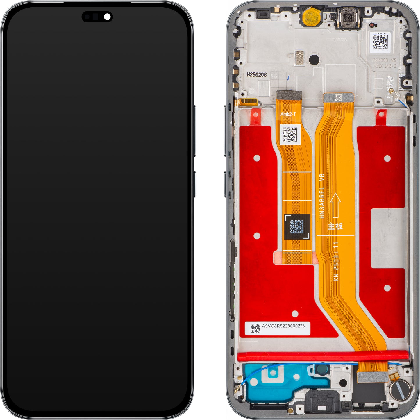 Οθόνη με οθόνη αφής Honor 400 Lite, με Πλαίσιο, Μαύρο (Velvet Black), Service Pack 0235ANTF