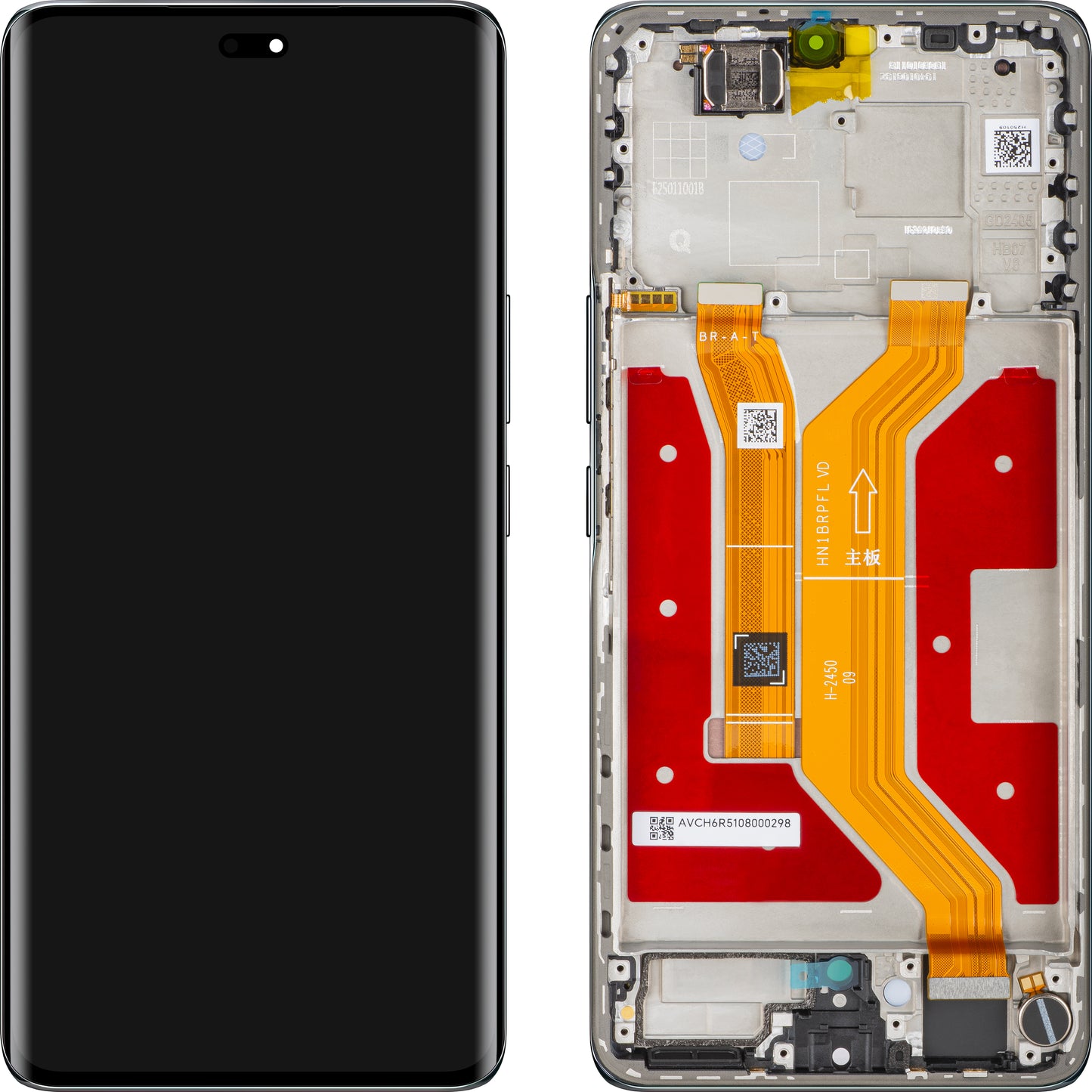 Display με Touchscreen Honor Magic7 Lite, με Πλαίσιο, Μαύρο (Titanium Black), Service Pack 0235AMMM