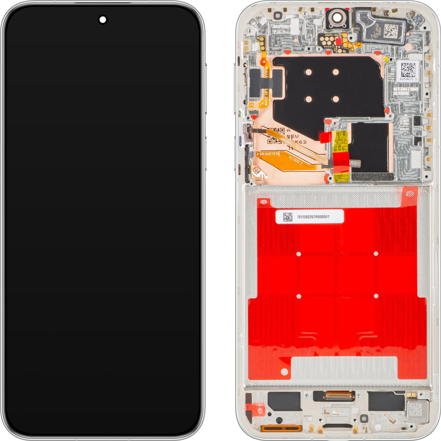 Οθόνη με Αφής Huawei Pura 80 Pro, με Πλαίσιο, Λευκό (Glazed White), Service Pack 02357EFD