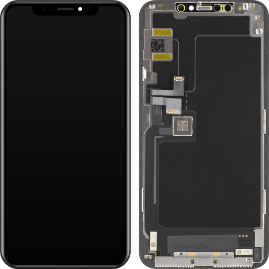 Οθόνη αφής JK για Apple iPhone 11 Pro Max, με πλαίσιο, έκδοση OLED, μαύρο