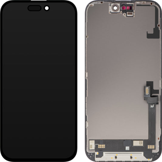 Οθόνη αφής JK για Apple iPhone 16, με Πλαίσιο, Έκδοση LCD In-Cell IC Movable, Μαύρο