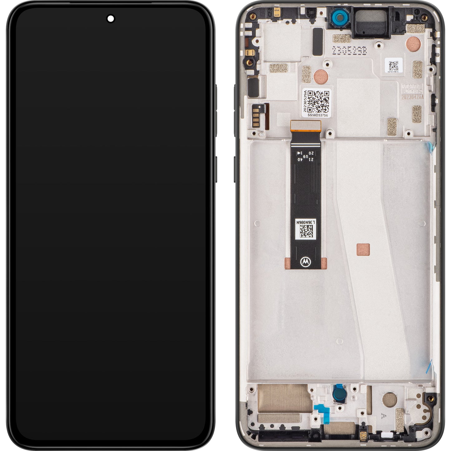 Οθόνη αφής Motorola Edge 30 Neo, με πλαίσιο, μαύρο (Black Onyx), πακέτο σέρβις 5D68C21403