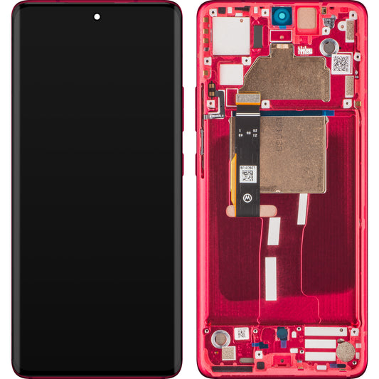 Οθόνη αφής Motorola Edge 30 Fusion, με πλαίσιο, κόκκινο (Viva Magenta), πακέτο σέρβις 5D68C22034