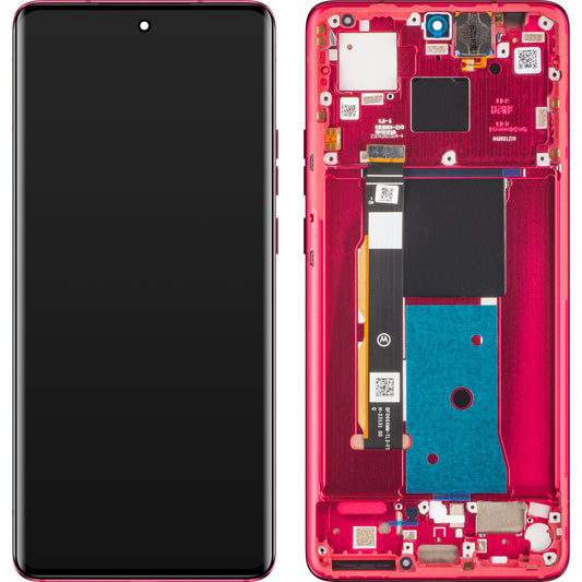 Οθόνη αφής Motorola Edge 40, με πλαίσιο, κόκκινο (Viva Magenta), πακέτο σέρβις 5D68C22712
