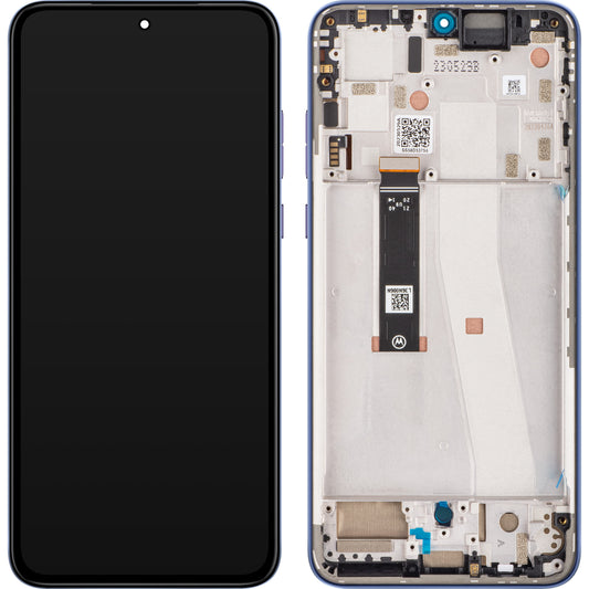 Οθόνη αφής Motorola Edge 30 Neo, με πλαίσιο, μωβ (πολύ περι), πακέτο σέρβις 5D68C21405