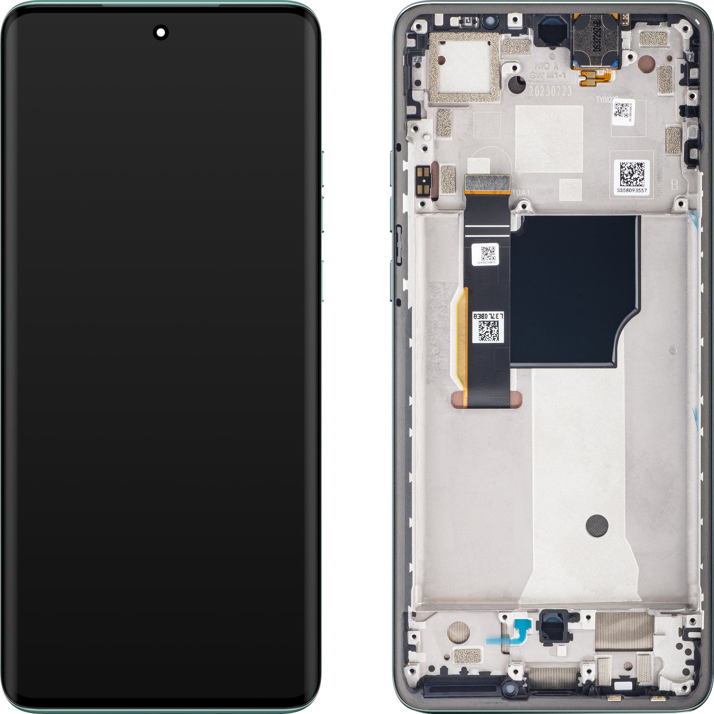 Οθόνη αφής Motorola Edge 40 Neo, με πλαίσιο, έκδοση L3, τυρκουάζ (καταπραϋντική θάλασσα), πακέτο σέρβις 5D68C23159