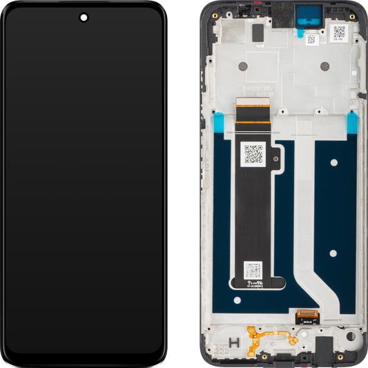 Motorola Moto G34 Touchscreen Display with Touchscreen, with Frame, Black, Service Pack 5D68C23723