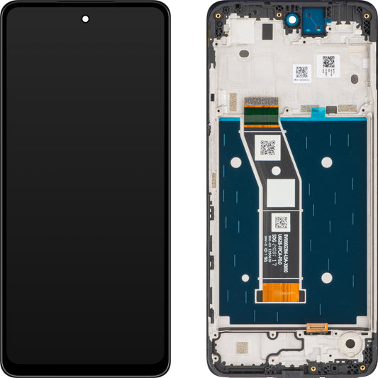 Motorola Moto G24 Touchscreen Display with Touchscreen, with Frame, Black, Service Pack 5D68C23810