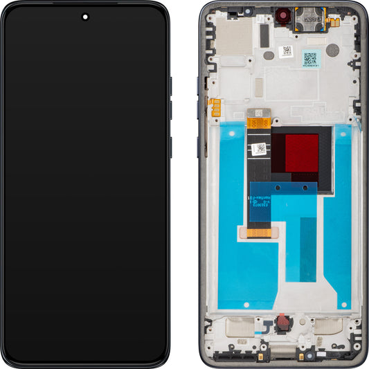 Οθόνη αφής Motorola Edge 50 Neo, με πλαίσιο, γκρι (Grisaille), Service Pack 5D68C28683