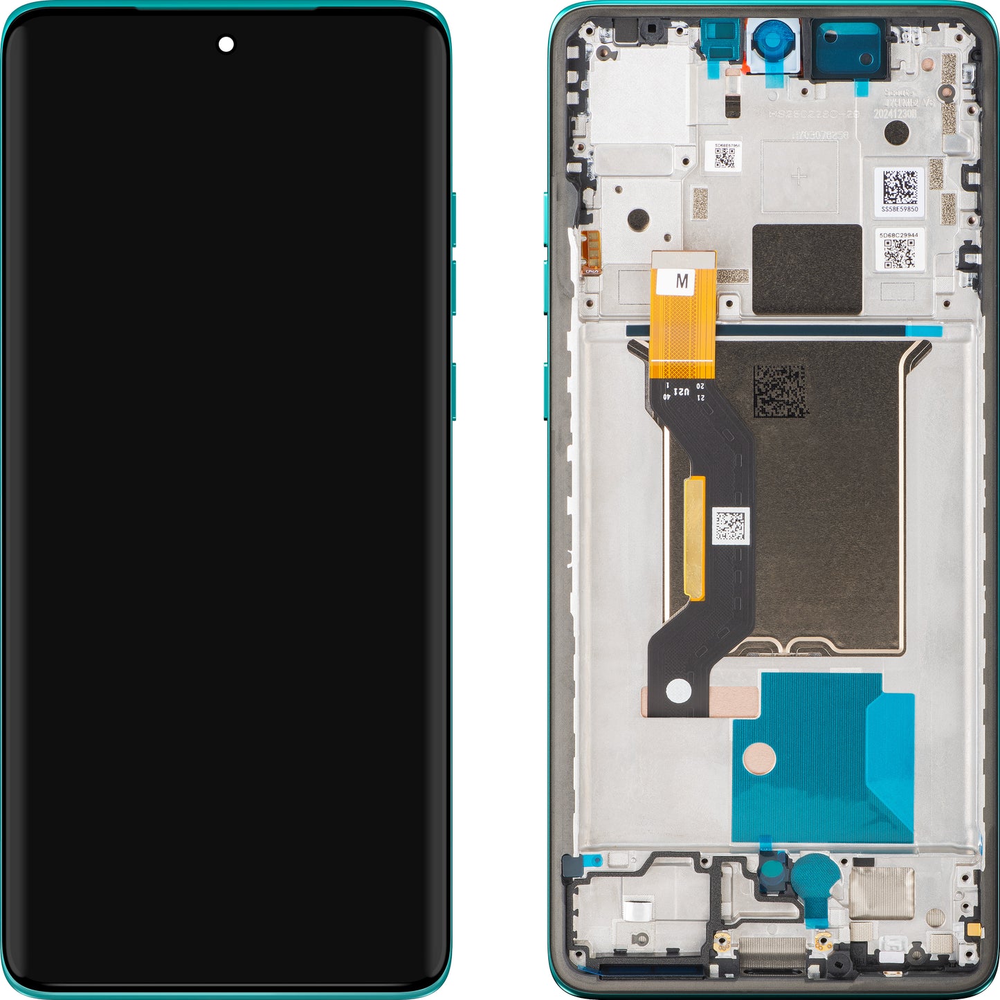 Οθόνη με Αφή Motorola Edge 60 Fusion, με Πλαίσιο, Πράσινο (Amazonite), Service Pack 5D68C29879