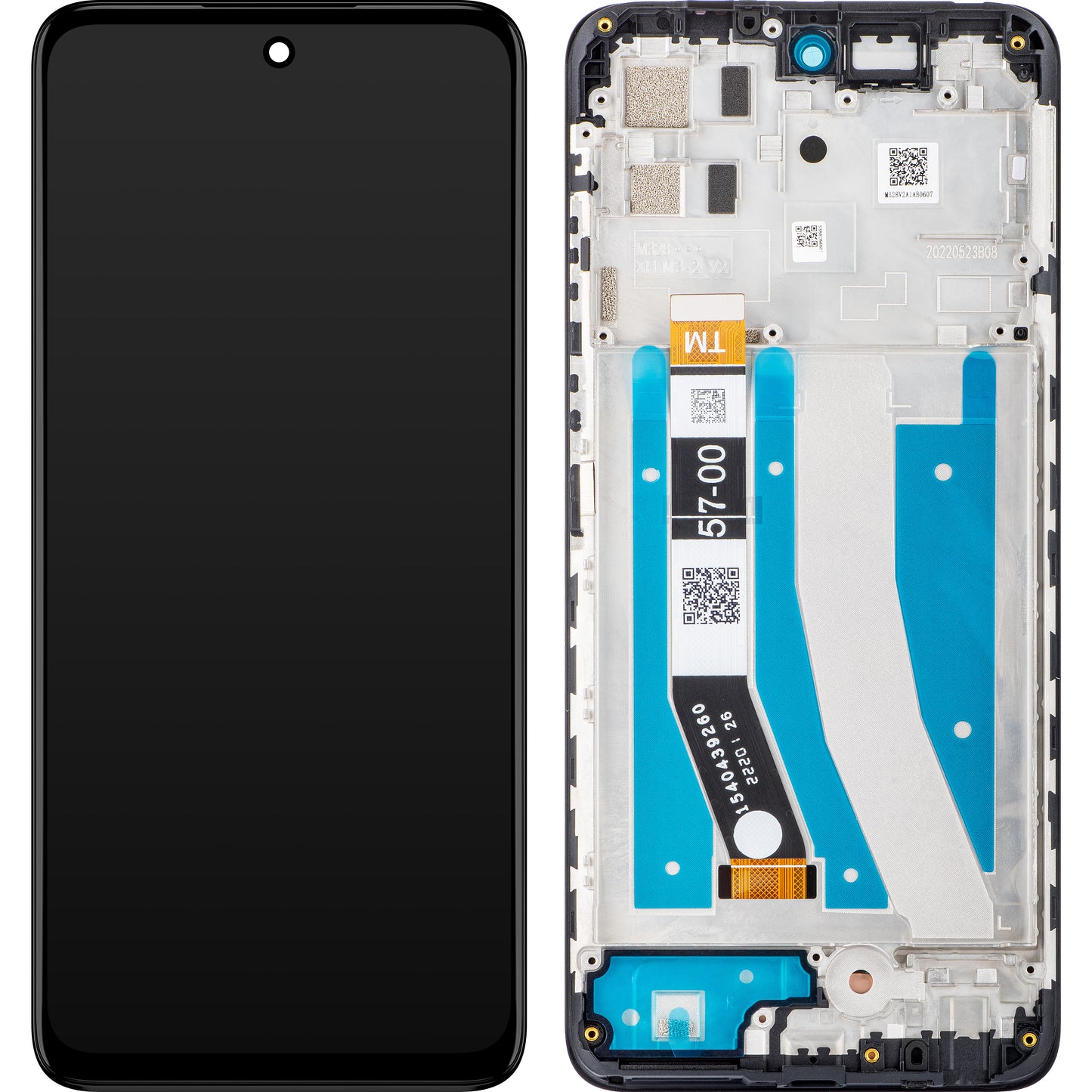 Motorola Moto G32 Touchscreen Display, with Frame, Grey (Mineral Grey), Swap 5D68C21151