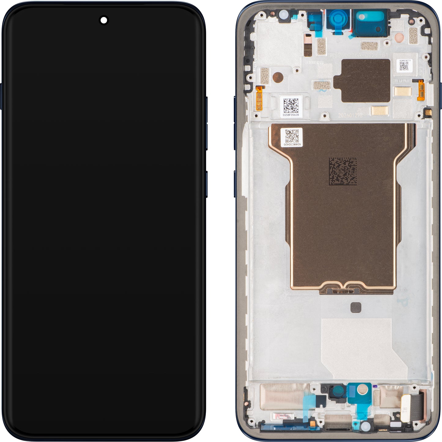 Οθόνη με Αφή Motorola Edge 70 Pro, με Πλαίσιο, Ναυτικό Μπλε (Pantone Titan), Service Pack 5D68C32420