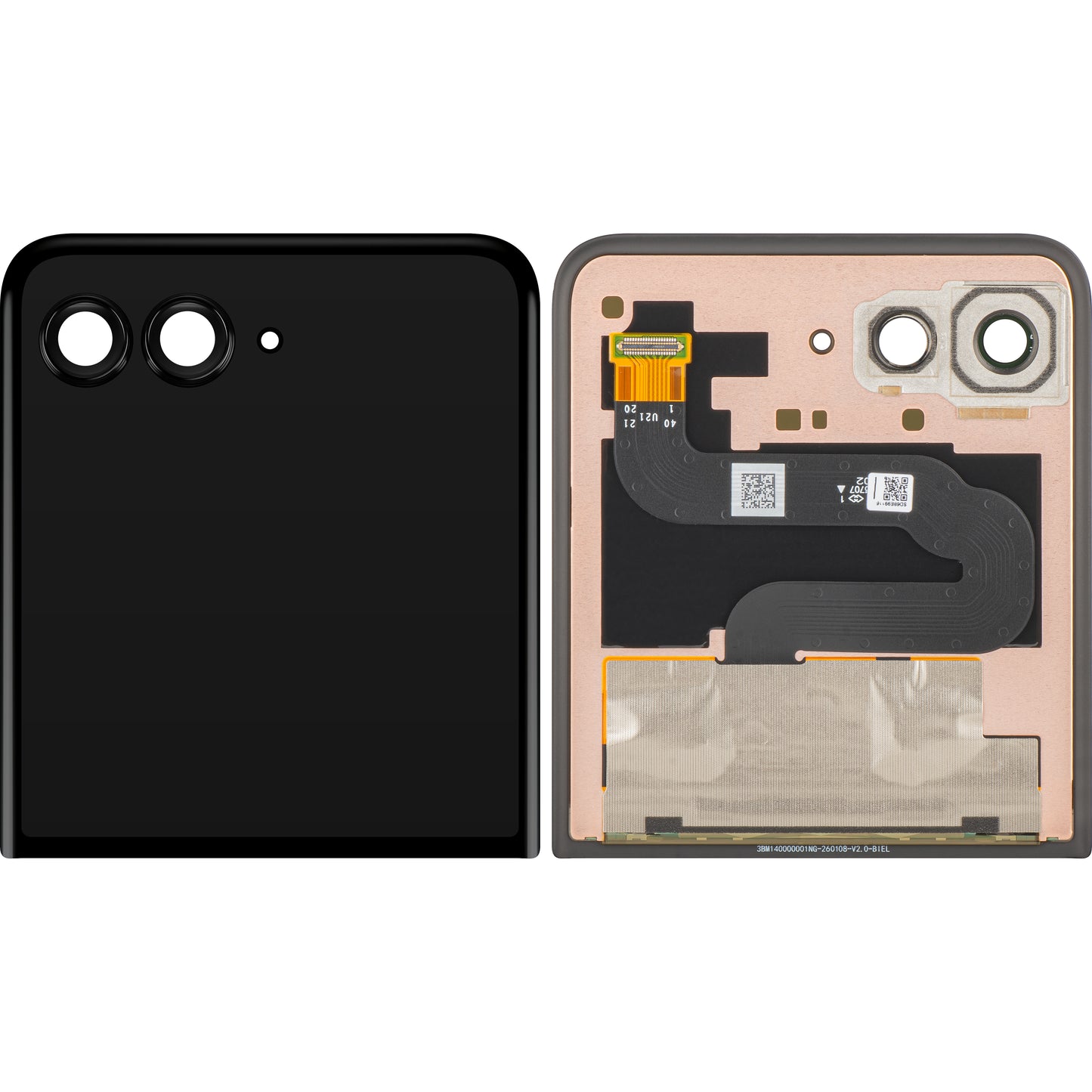 Display με Touchscreen Motorola Razr Ultra 2026 / Razr 70 Ultra, Sub Outer, Service Pack 5D68C32290