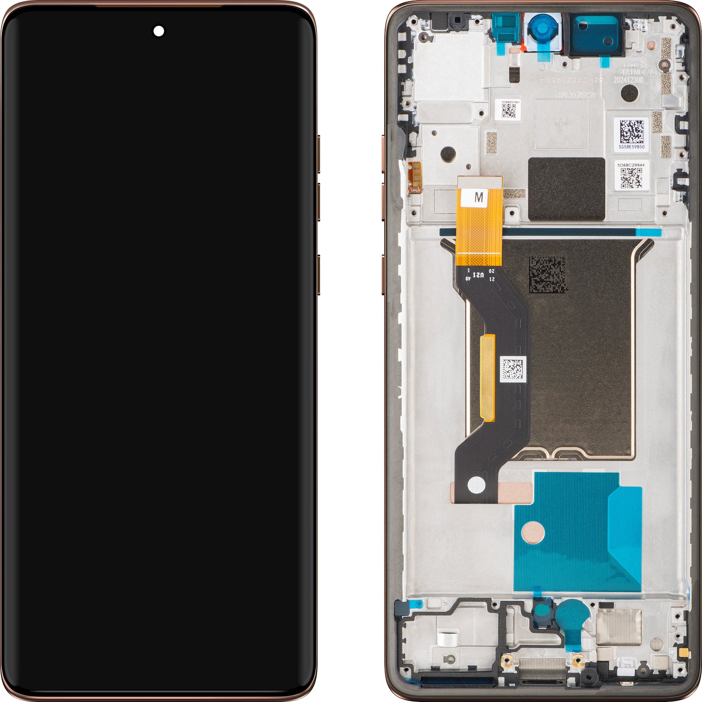 Οθόνη αφής Motorola Edge 60 Fusion, με πλαίσιο, Καφέ (Mocha Mousse), Service Pack 5D68C30578