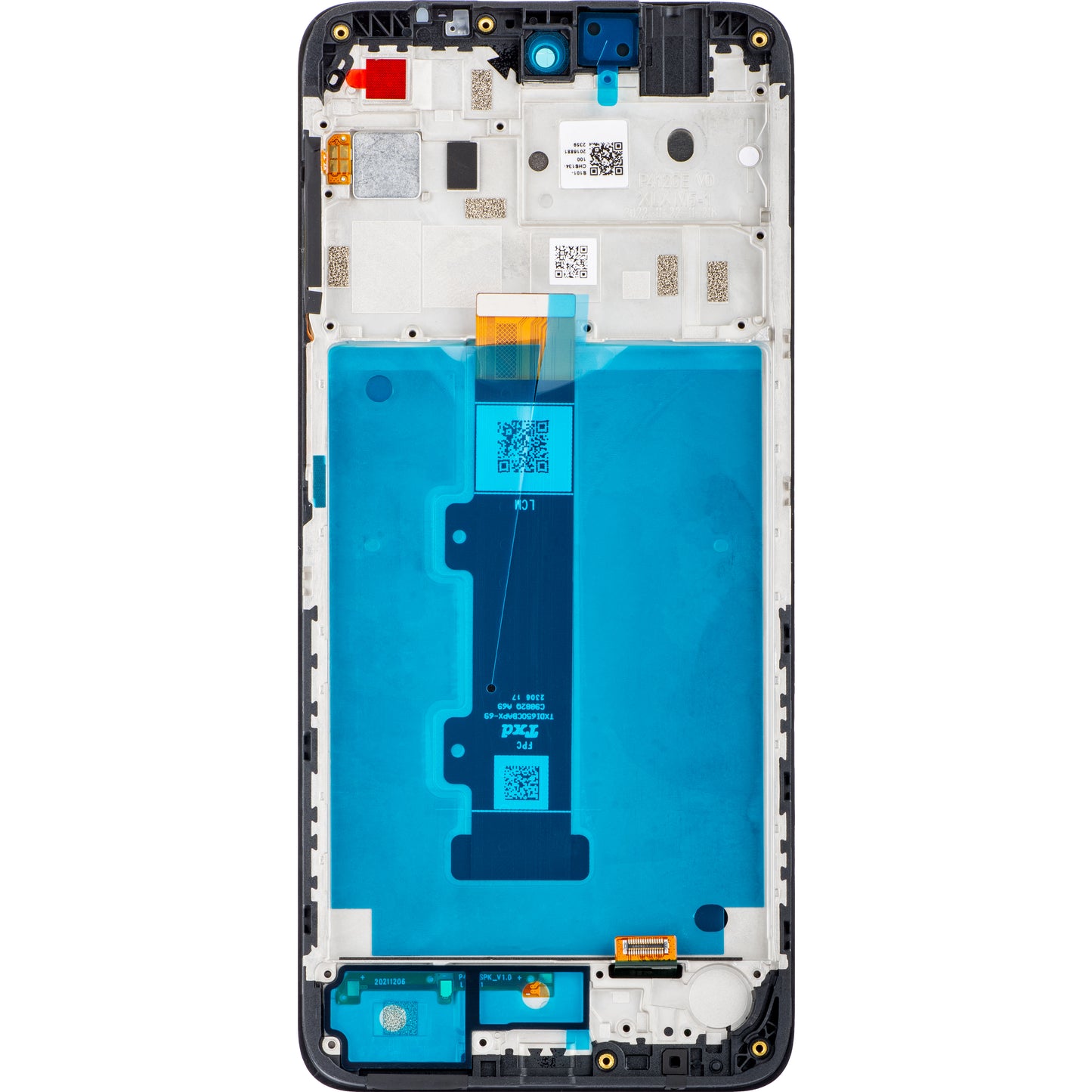 Motorola Moto Moto E32s / E22s Touchscreen Display with Frame, Black, Service Pack 5D68C20795