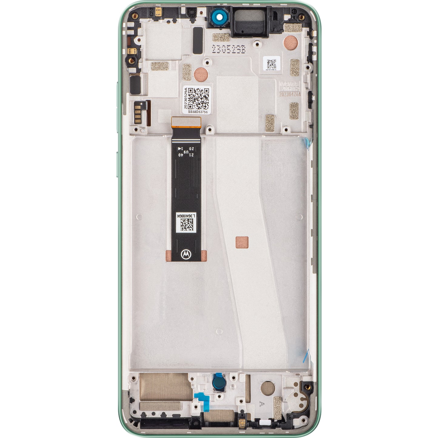 Οθόνη αφής Motorola Edge 30 Neo, με πλαίσιο, πράσινο (Aqua Foam), πακέτο σέρβις 5D68C21406
