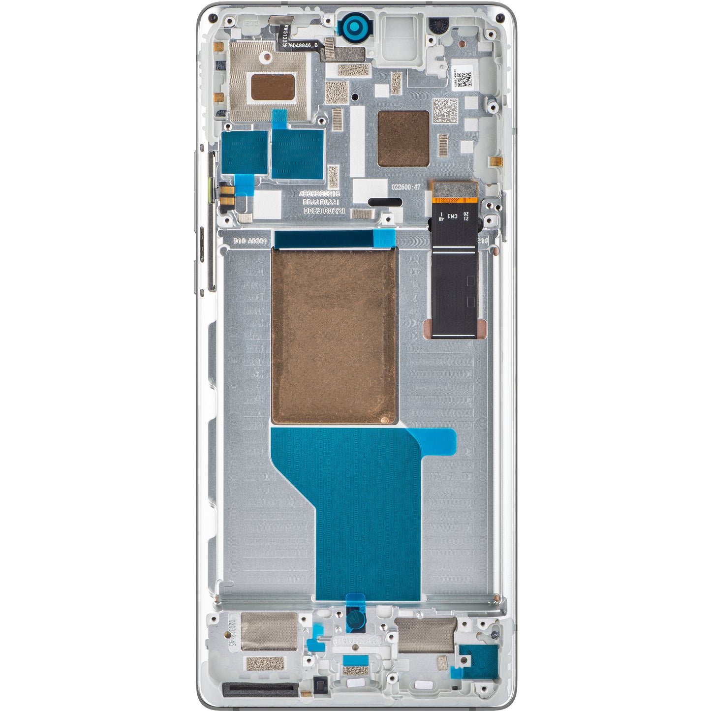 Οθόνη αφής Motorola Edge 30 Ultra με πλαίσιο, Starlight White, πακέτο σέρβις 5D68C21453