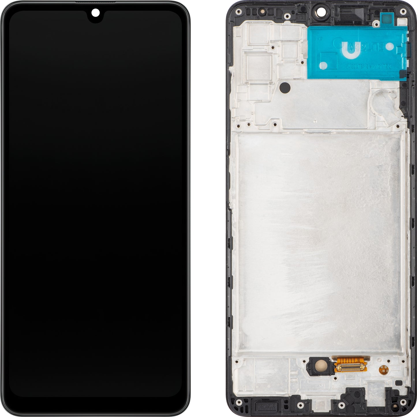 Οθόνη αφής MP Display συμβατή με Samsung Galaxy A32 A325, με πλαίσιο, Μαύρο