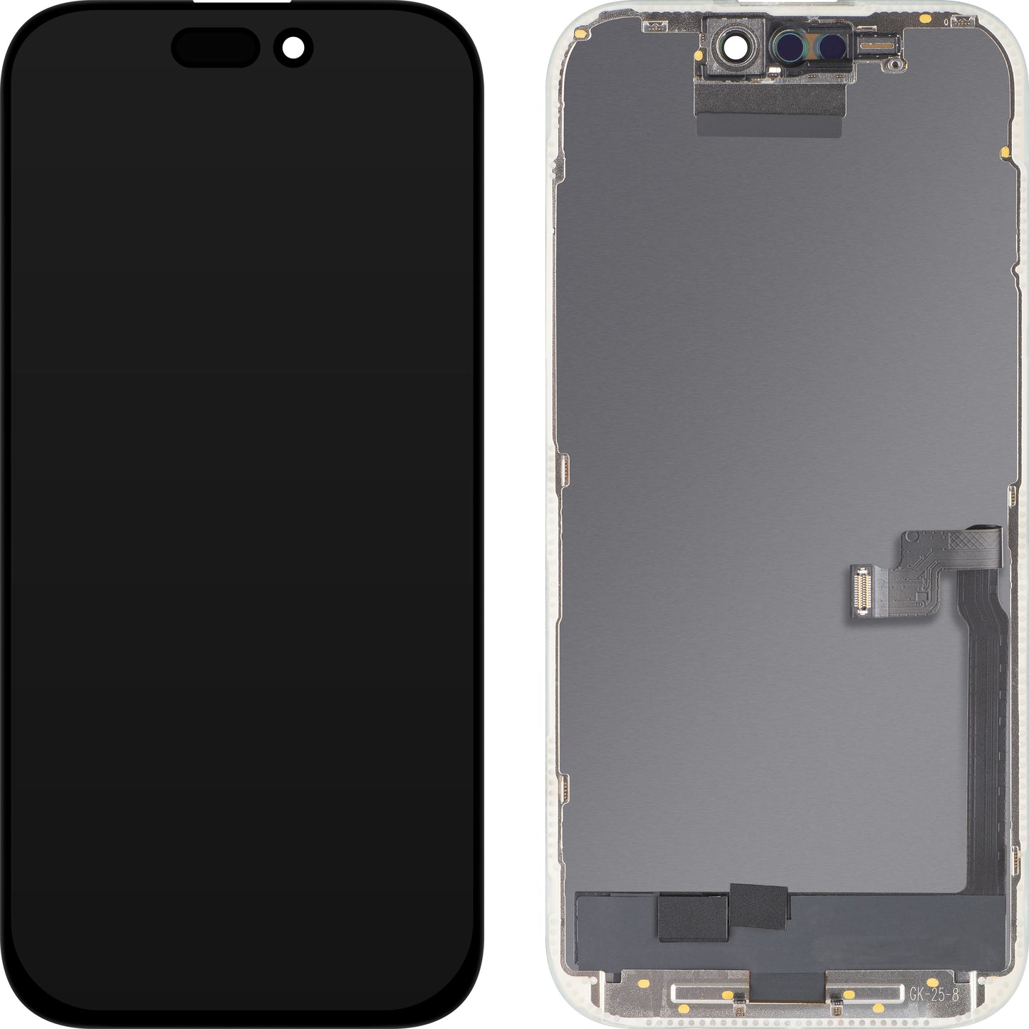 Οθόνη με Αφής MP συμβατή με Apple iPhone 16 Pro, με Πλαίσιο, Έκδοση OLED FHD Diagnostic, Μαύρη