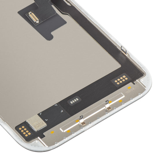 Οθόνη αφής MP συμβατή με Apple iPhone 16 Pro, με Πλαίσιο, Έκδοση Soft OLED FHD 120Hz IC Movable, Μαύρη