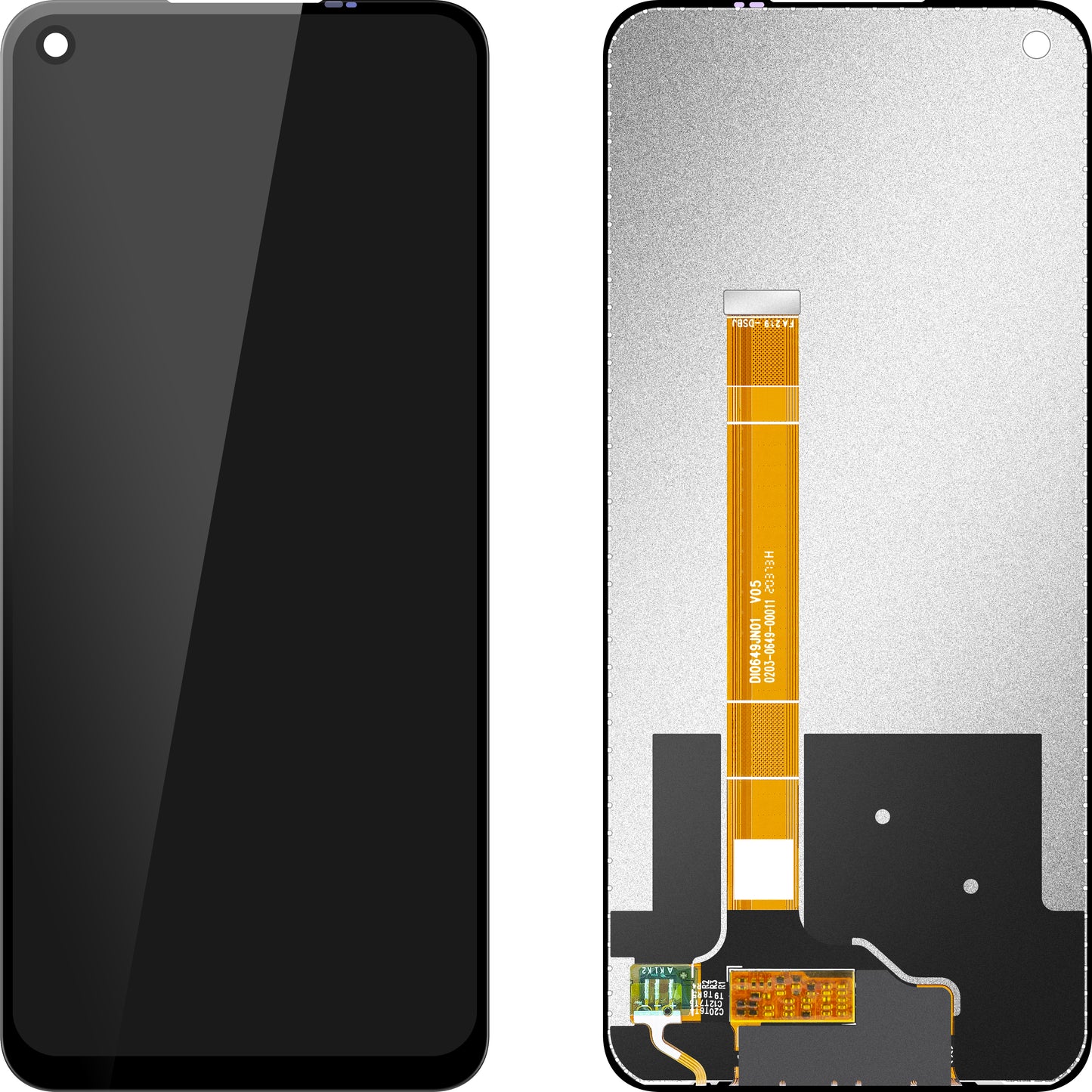 Οθόνη με οθόνη αφής MP συμβατή με Realme 7 5G