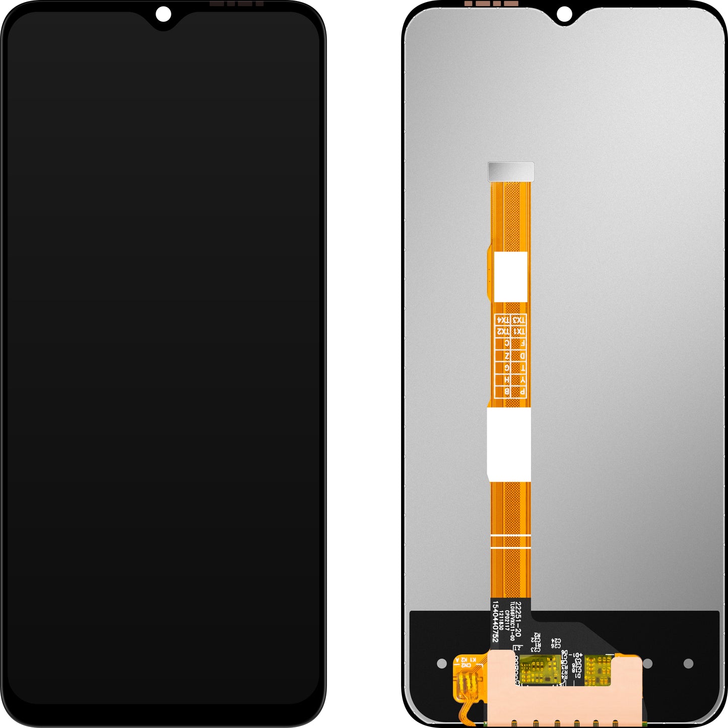 Display με Touchscreen MP συμβατό με vivo Y35 (2015)