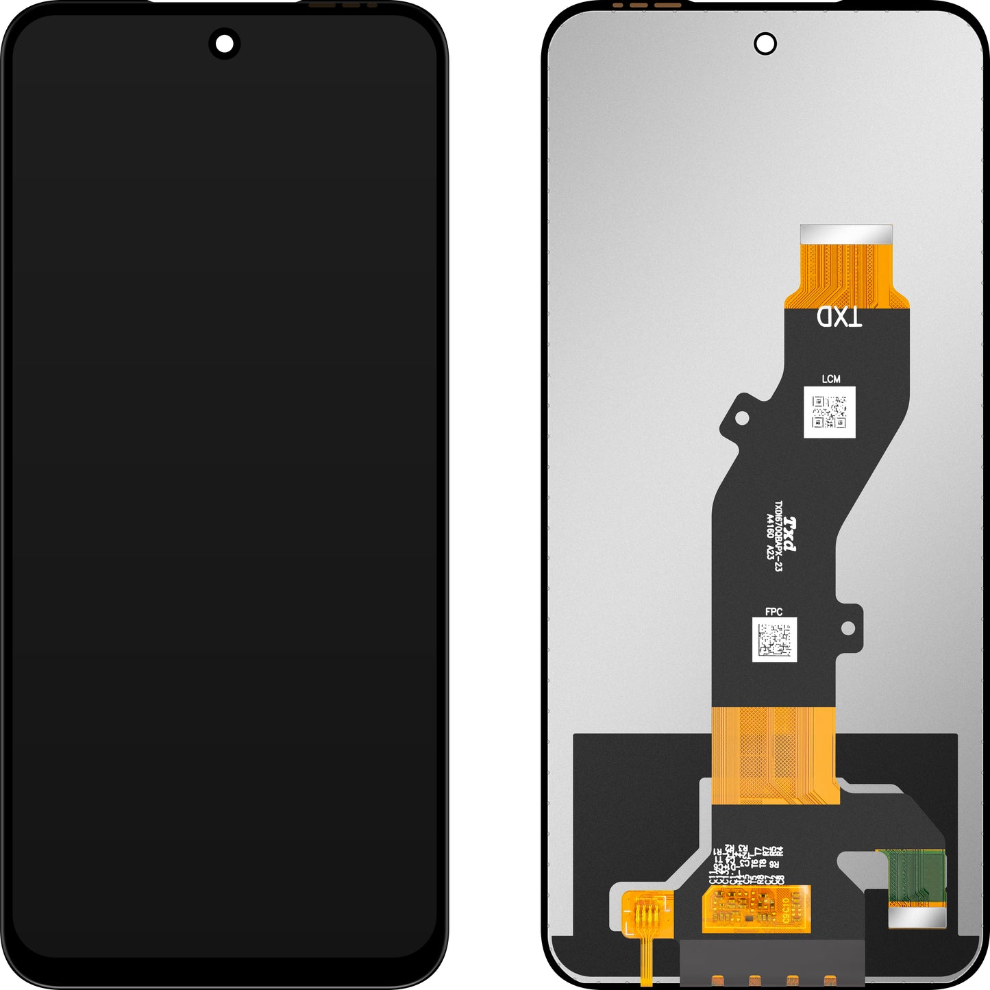 Οθόνη με οθόνη αφής MP συμβατή με Tecno Pop 9 / Pop 9 4G / Pova 6 Neo 5G / Spark 30C / Spark 30C 5G