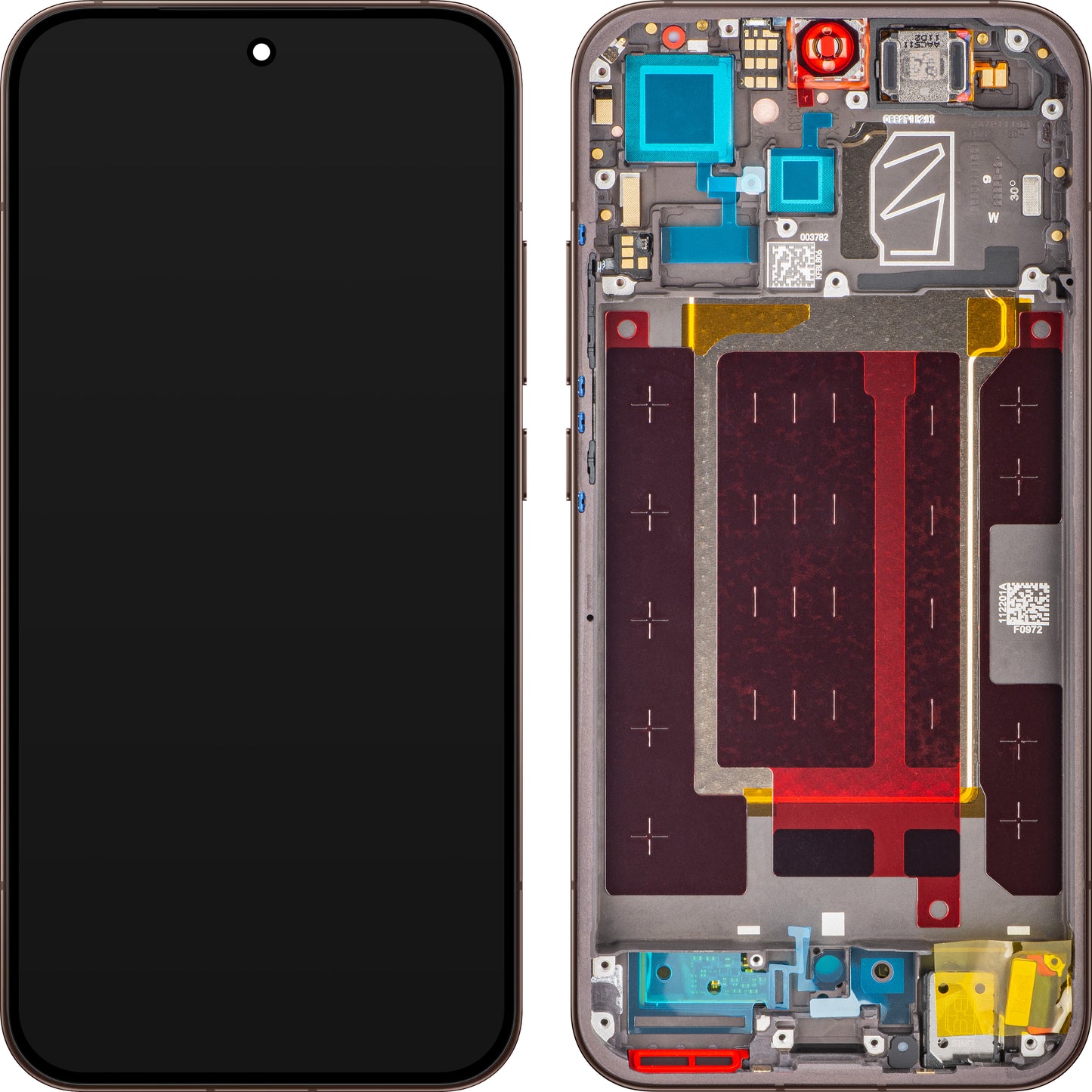 Οθόνη με Αφή Oppo Reno15 Pro Mini / Reno15 Pro, με Πλαίσιο, Καφέ (Dusk Brown /Cocoa Brown), Service Pack 621029000774