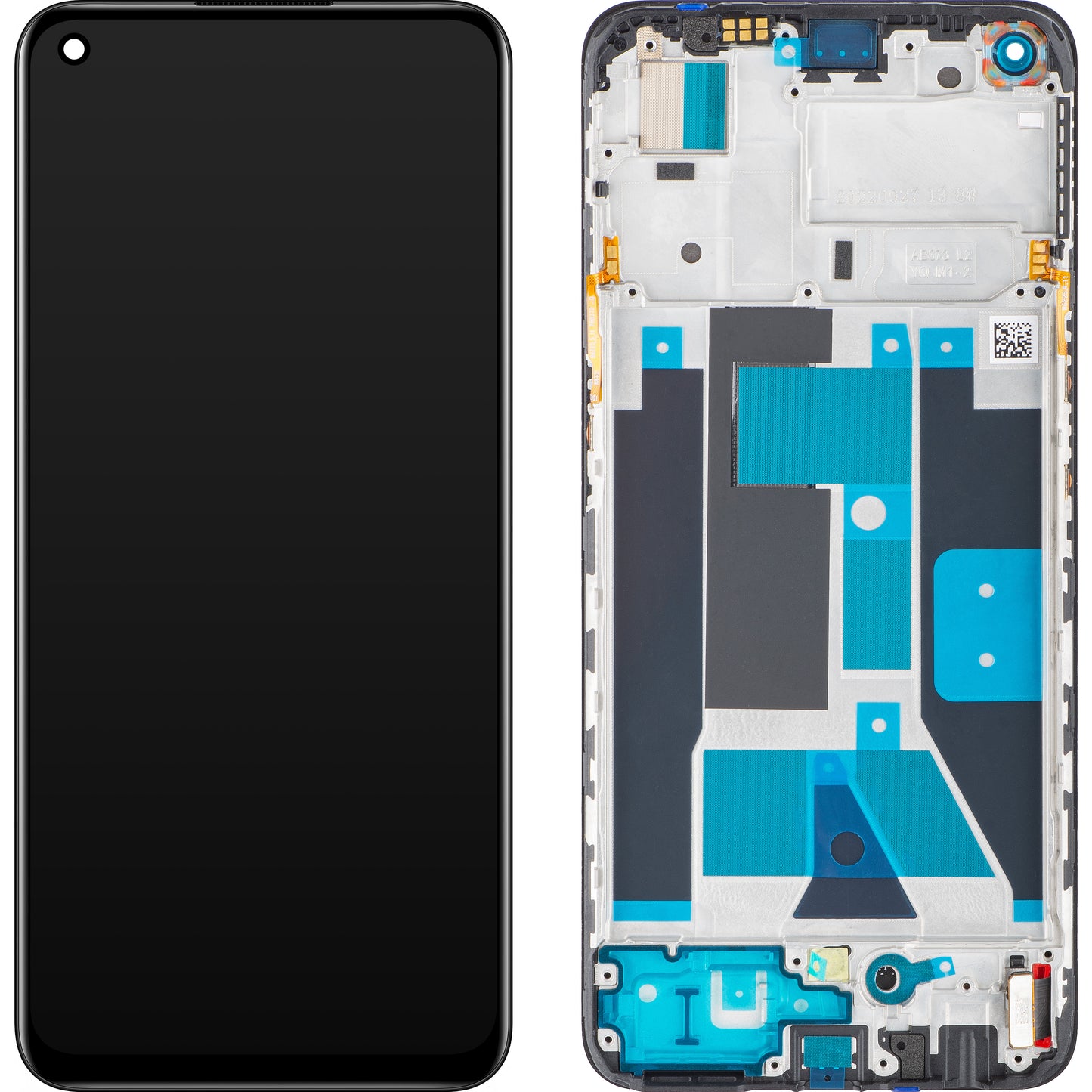 Realme 9 Touchscreen Display, with Frame, Black, Swap 4130176