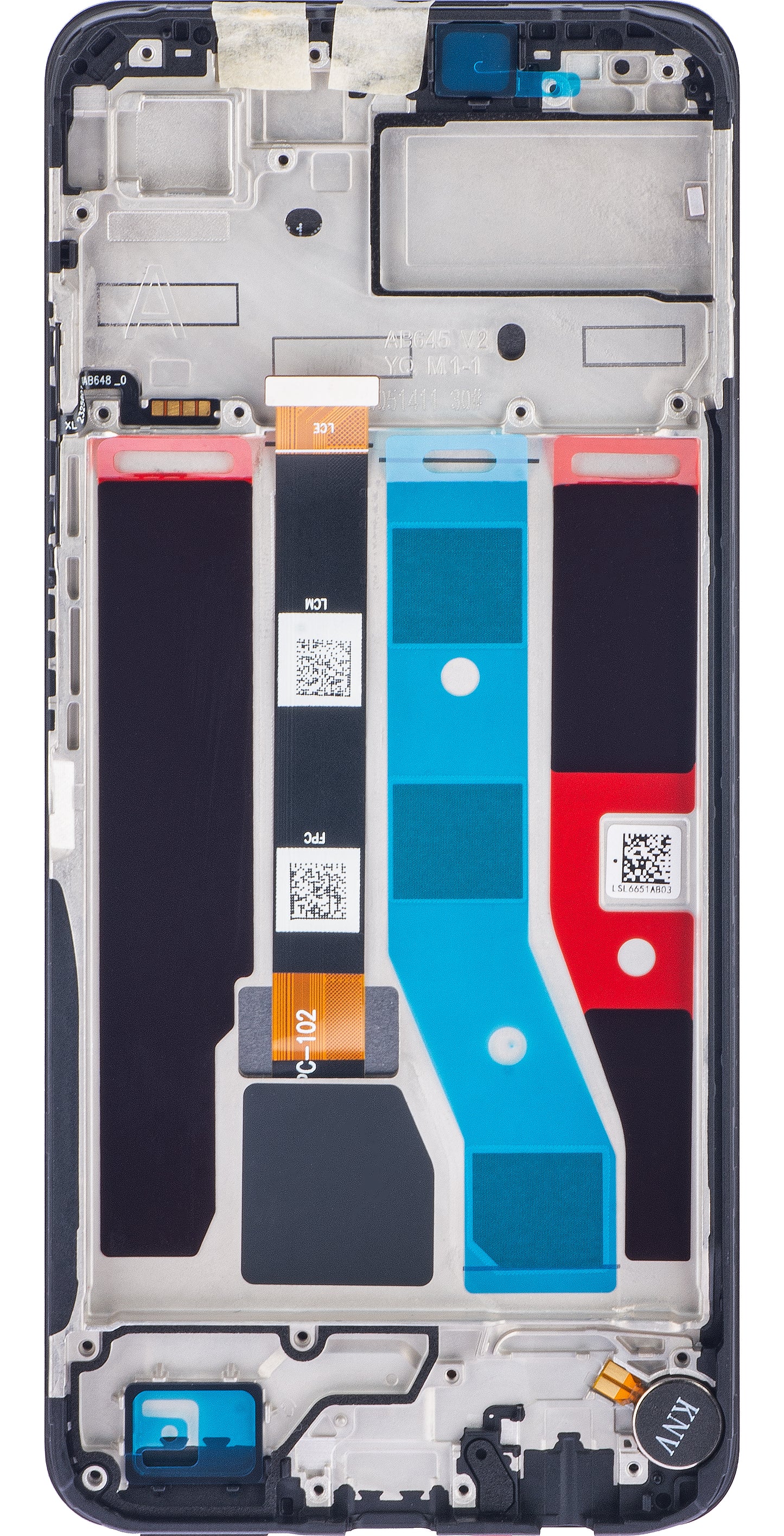 Realme C51 Οθόνη αφής με πλαίσιο, Carbon Black, Service Pack 621029000053