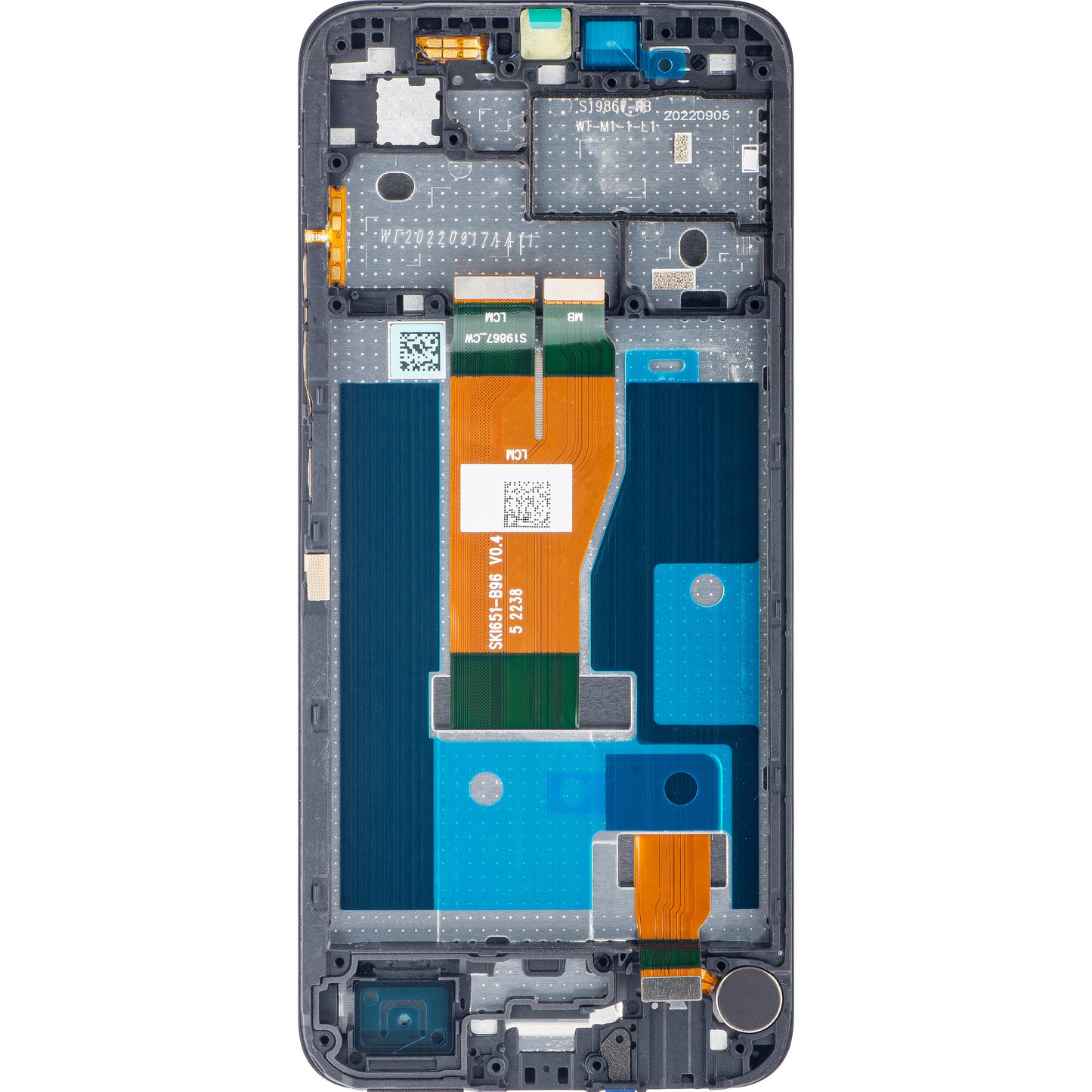 Οθόνη αφής Realme C33, με πλαίσιο, Μαύρο (Νυχτερινή Θάλασσα), πακέτο σέρβις 4130336