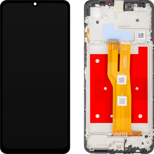 Οθόνη με Αφή Samsung Galaxy A07 4G A075, με Πλαίσιο, Γκρι, Service Pack GH81-28044A