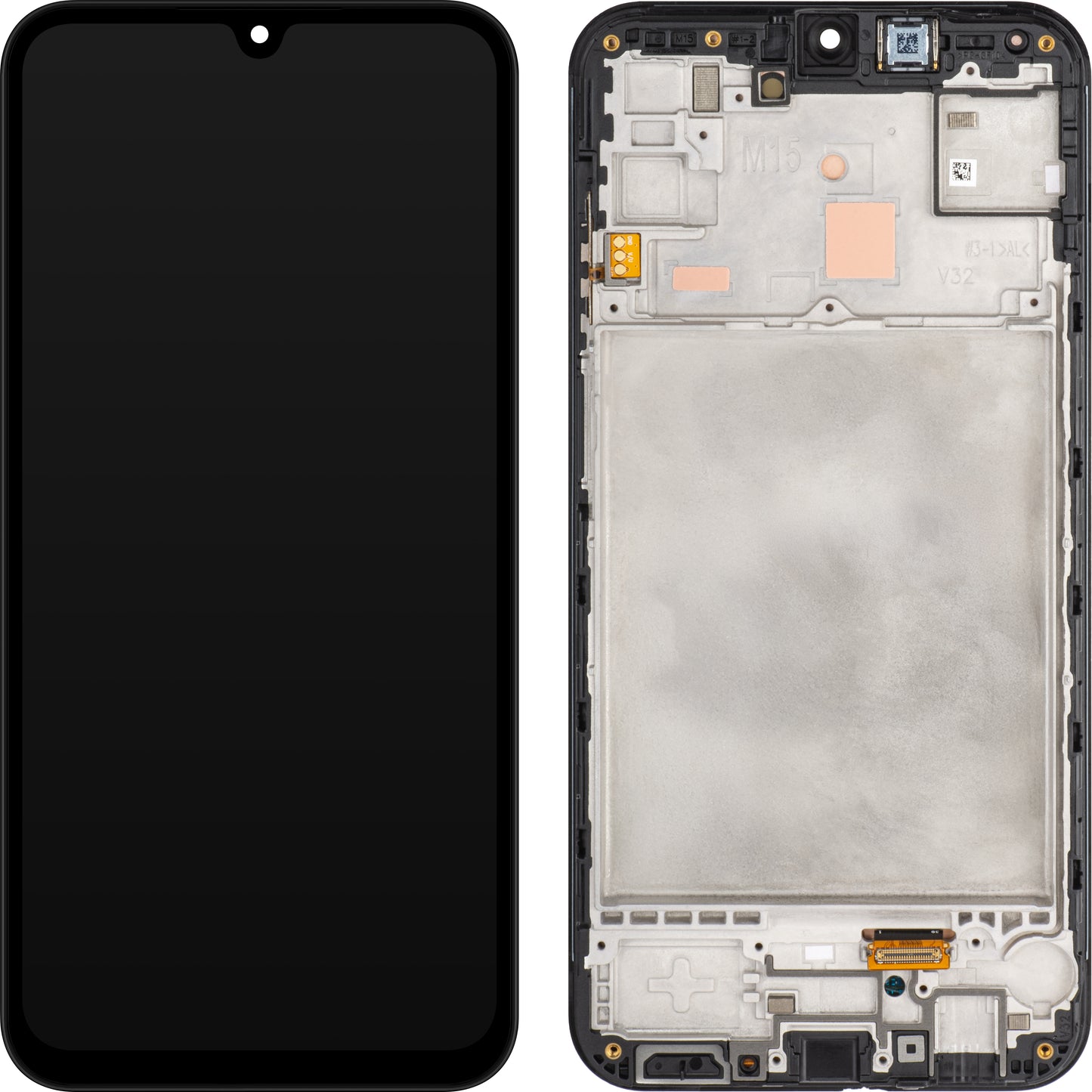 Οθόνη με Αφή Samsung Galaxy M15, με Πλαίσιο, Μαύρο (Gray), Swap GH82-34683A
