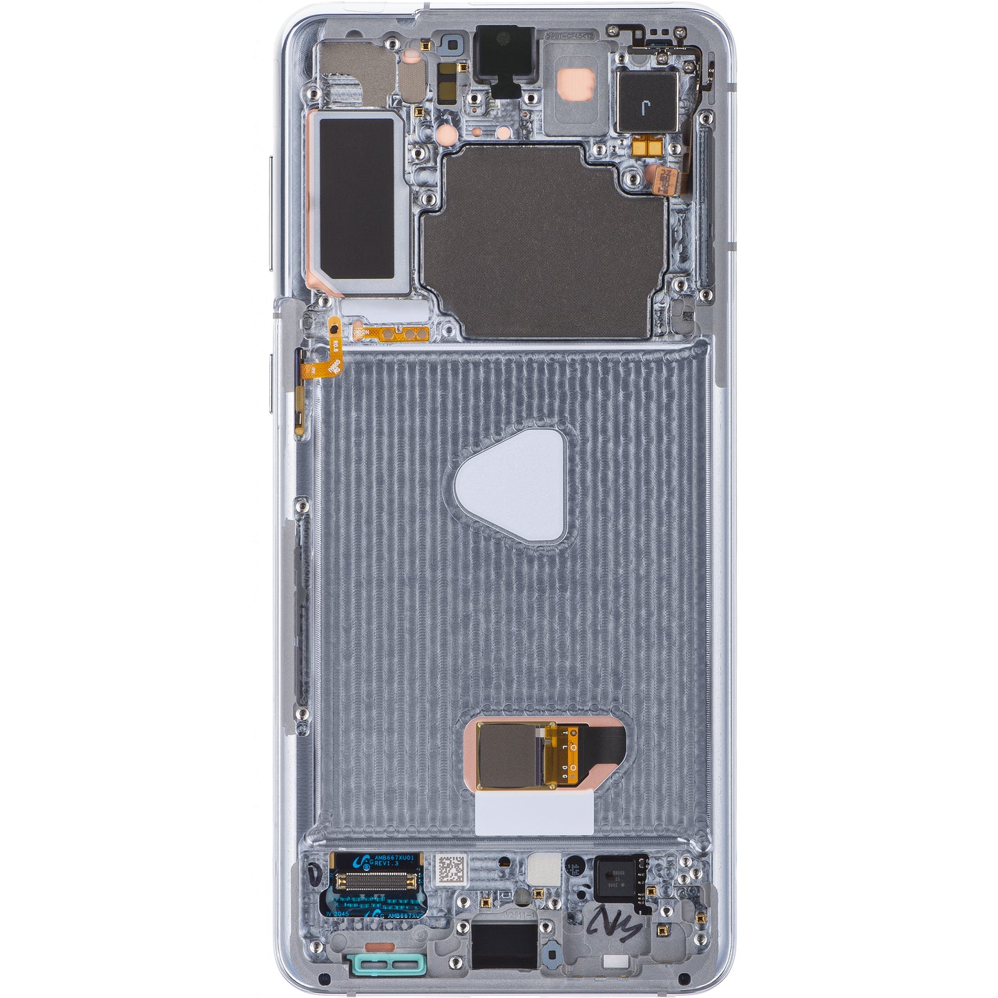 Οθόνη αφής Samsung Galaxy S21+ 5G G996, με πλαίσιο, ασημί (Phantom Silver), πακέτο σέρβις GH82-27268C