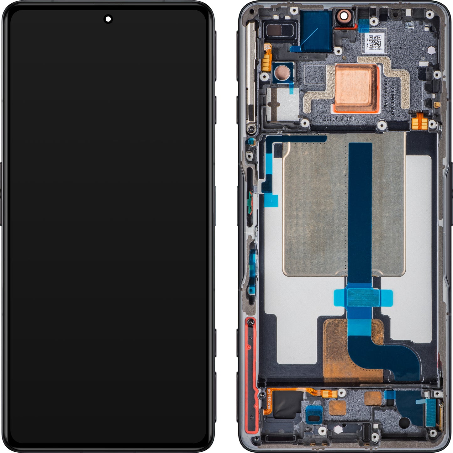 Οθόνη με Αφή Xiaomi Poco F4 GT, με Πλαίσιο, Μαύρο (Stealth Black), Service Pack 5600090L1000