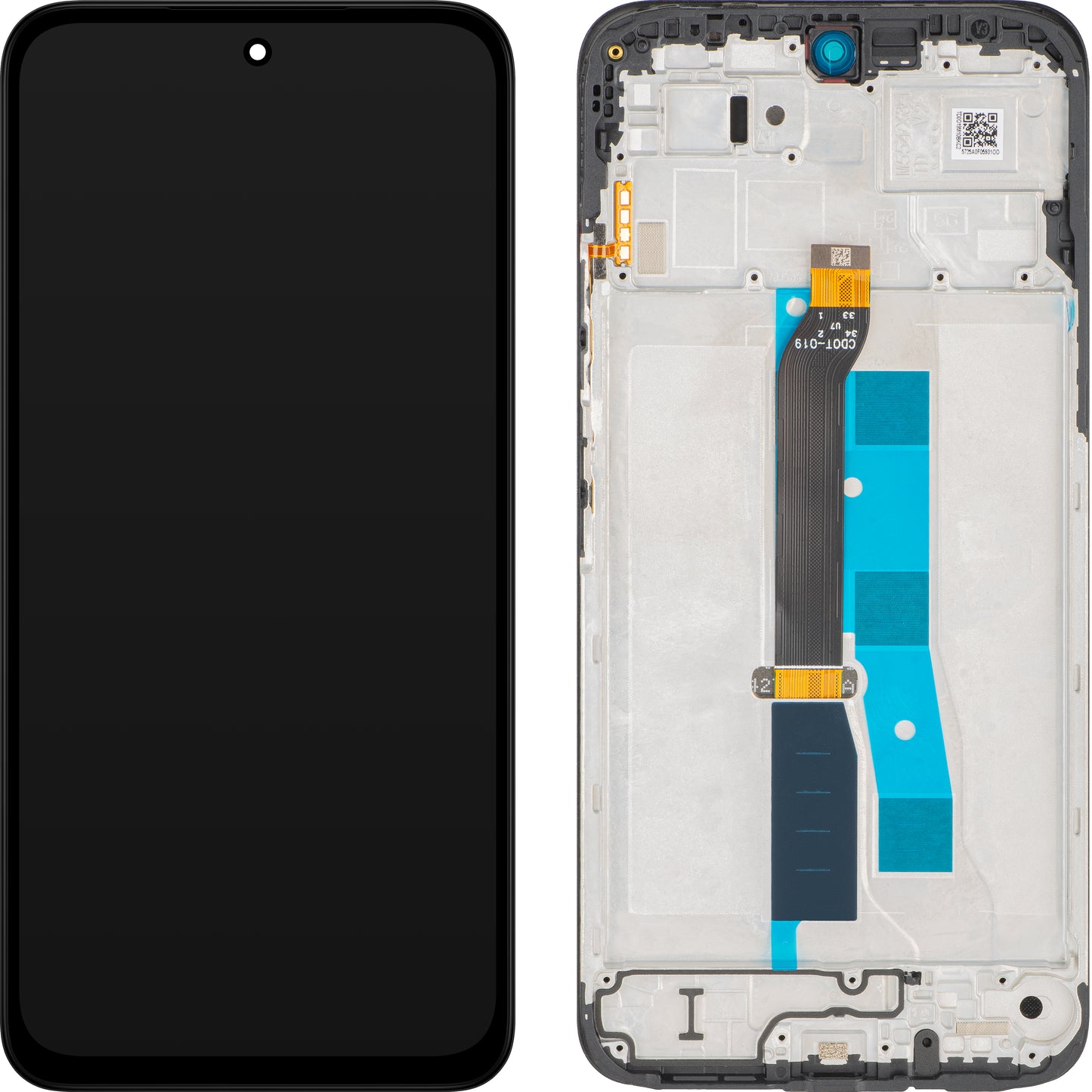 Οθόνη με οθόνη αφής Xiaomi Redmi 15 5G, με πλαίσιο, μαύρο, ανταλλαγή 56002500O1900