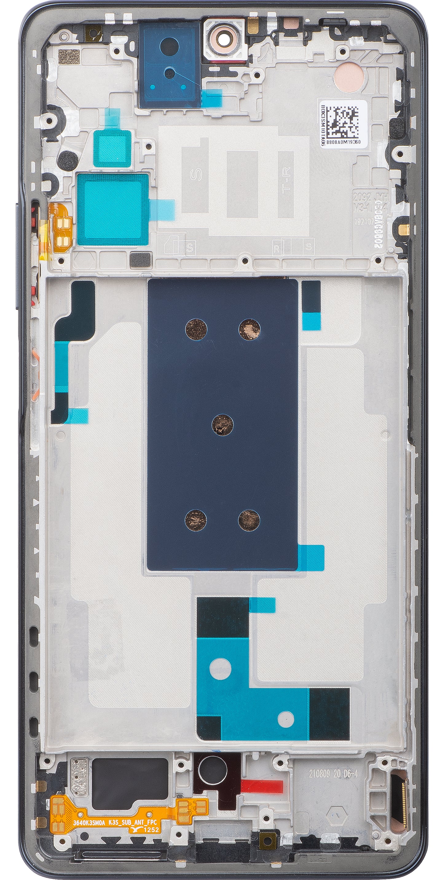 Οθόνη με οθόνη αφής Xiaomi 11T Pro, με πλαίσιο, γκρι, Swap 5600030K3S00