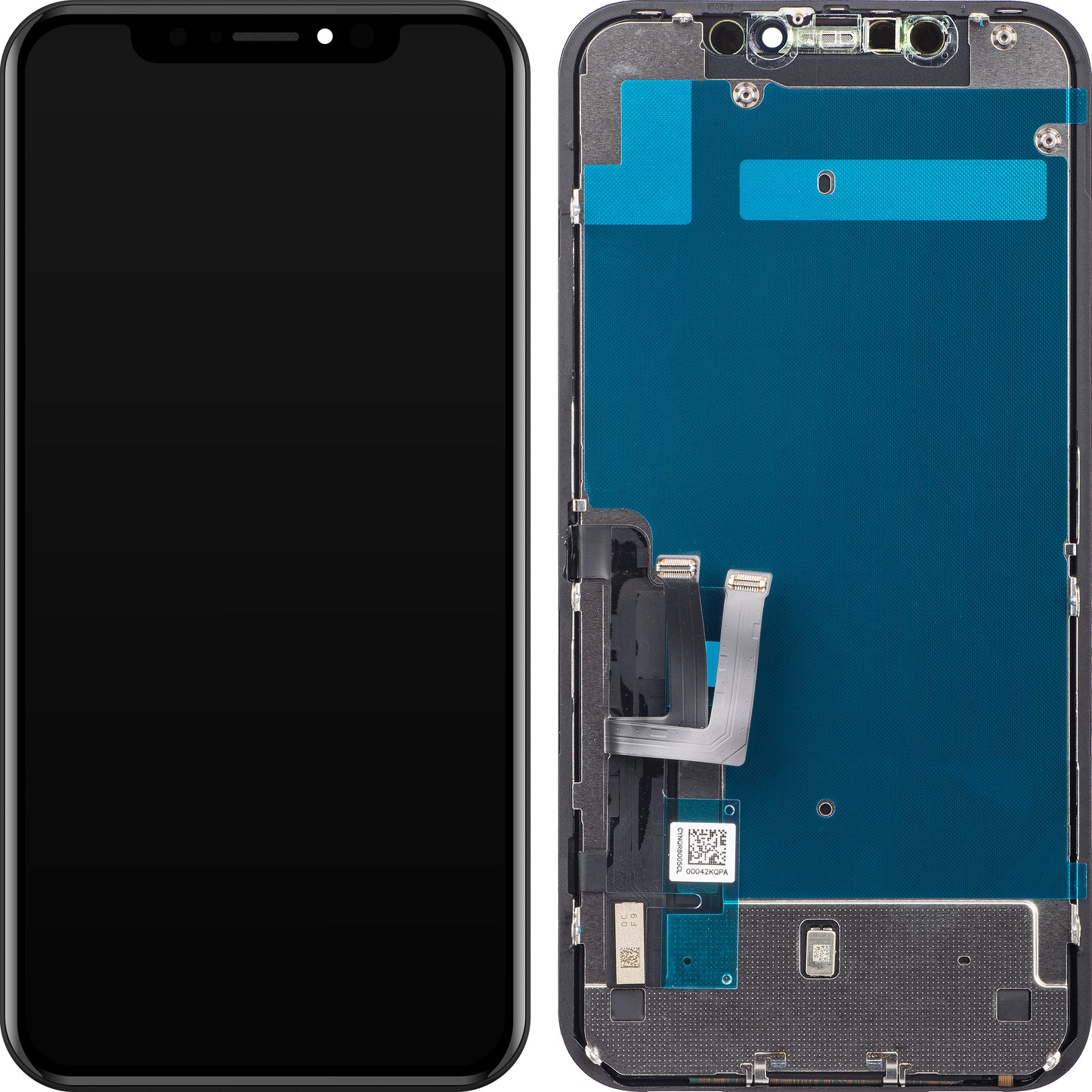 ZY Οθόνη αφής για Apple iPhone 11, με πλαίσιο, LCD In-Cell IC Κινητή, Μαύρο