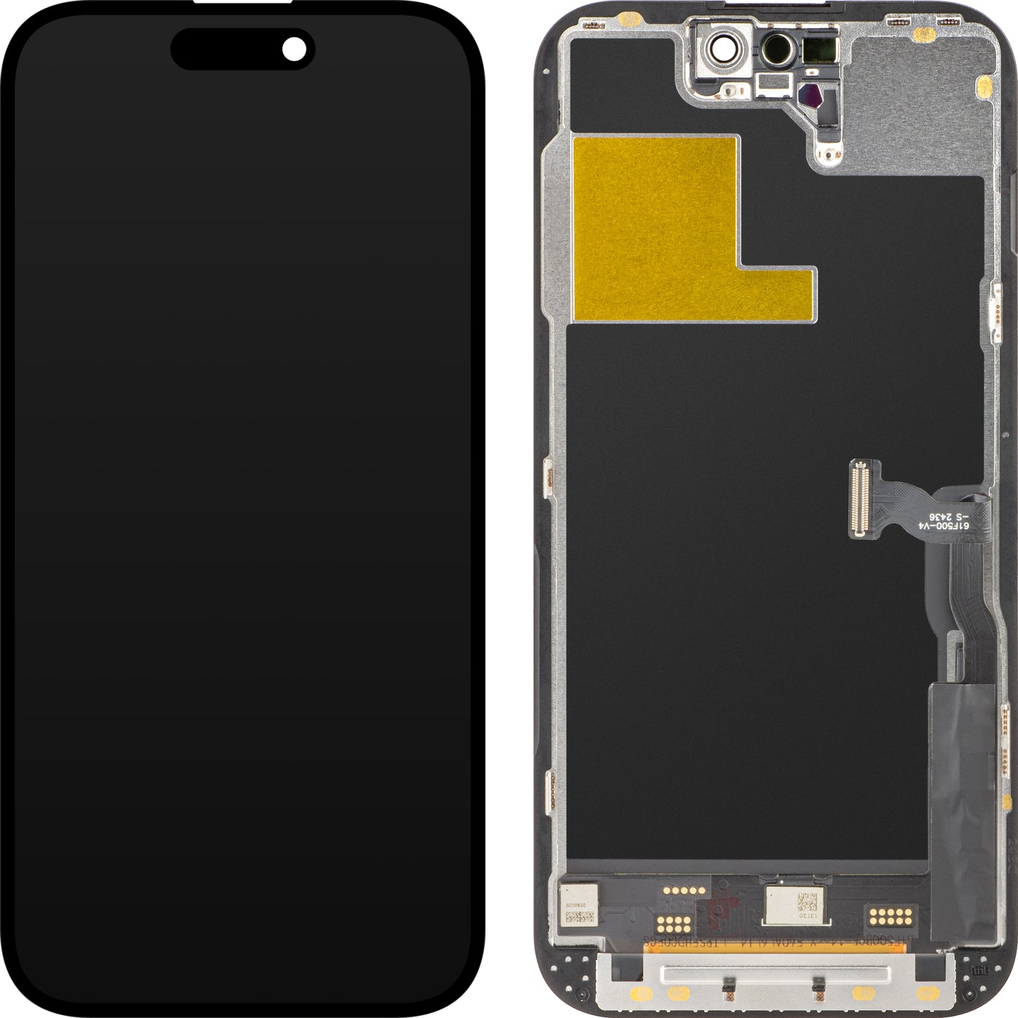 Οθόνη με Αφής ZY για Apple iPhone 14 Pro, με Πλαίσιο, Έκδοση LCD In-Cell IC Κινητή, Μαύρο