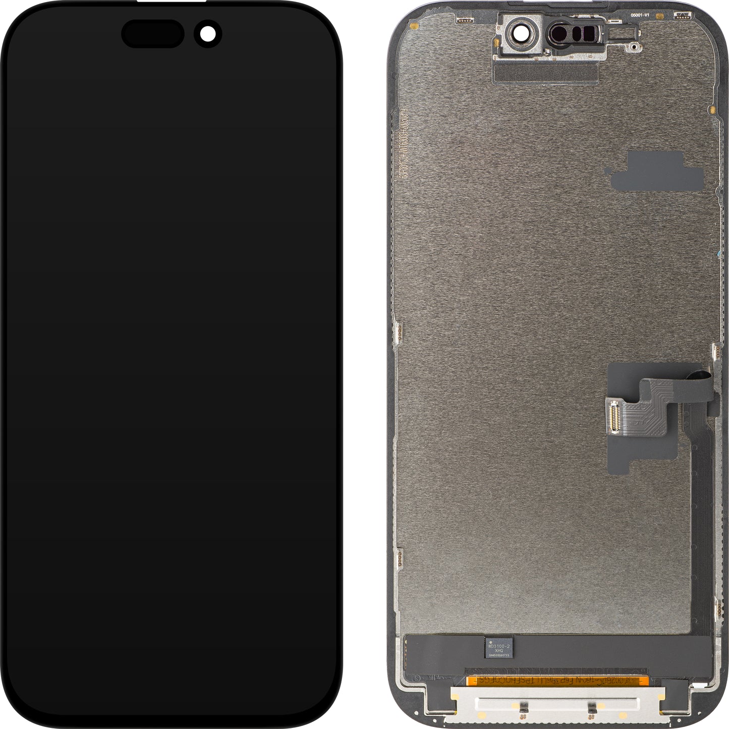 Οθόνη αφής ZY για Apple iPhone 16 Pro, με Πλαίσιο, Έκδοση LCD In-Cell IC Movable, Μαύρη