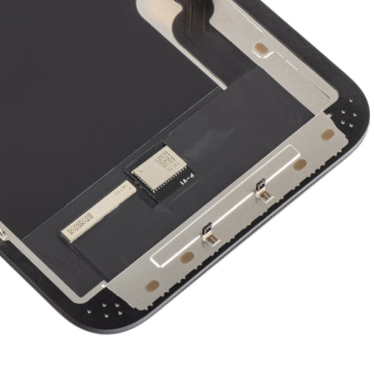 Οθόνη αφής ZY για Apple iPhone 13, με πλαίσιο, έκδοση Soft OLED, Μαύρο