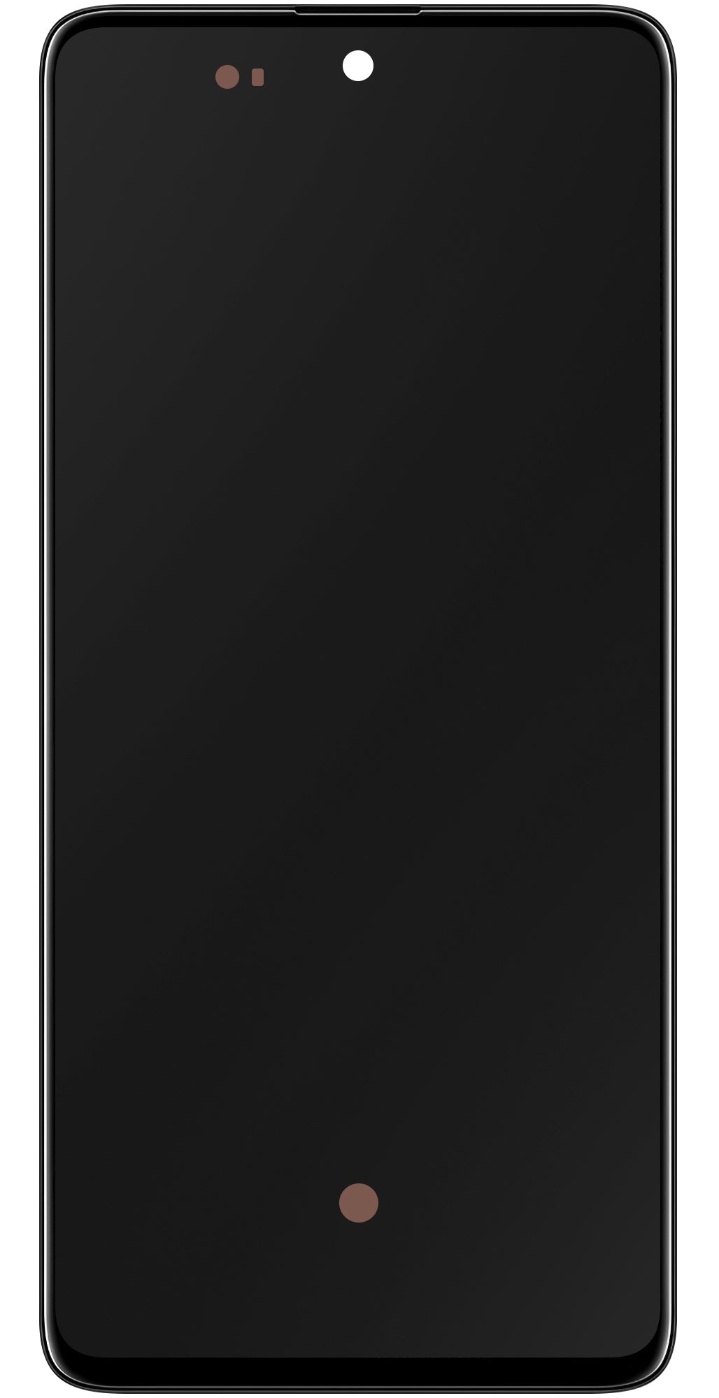 Samsung Galaxy Galaxy A71 A715 Touchscreen Display, with Frame, Black, Service Pack GH82-2215152A