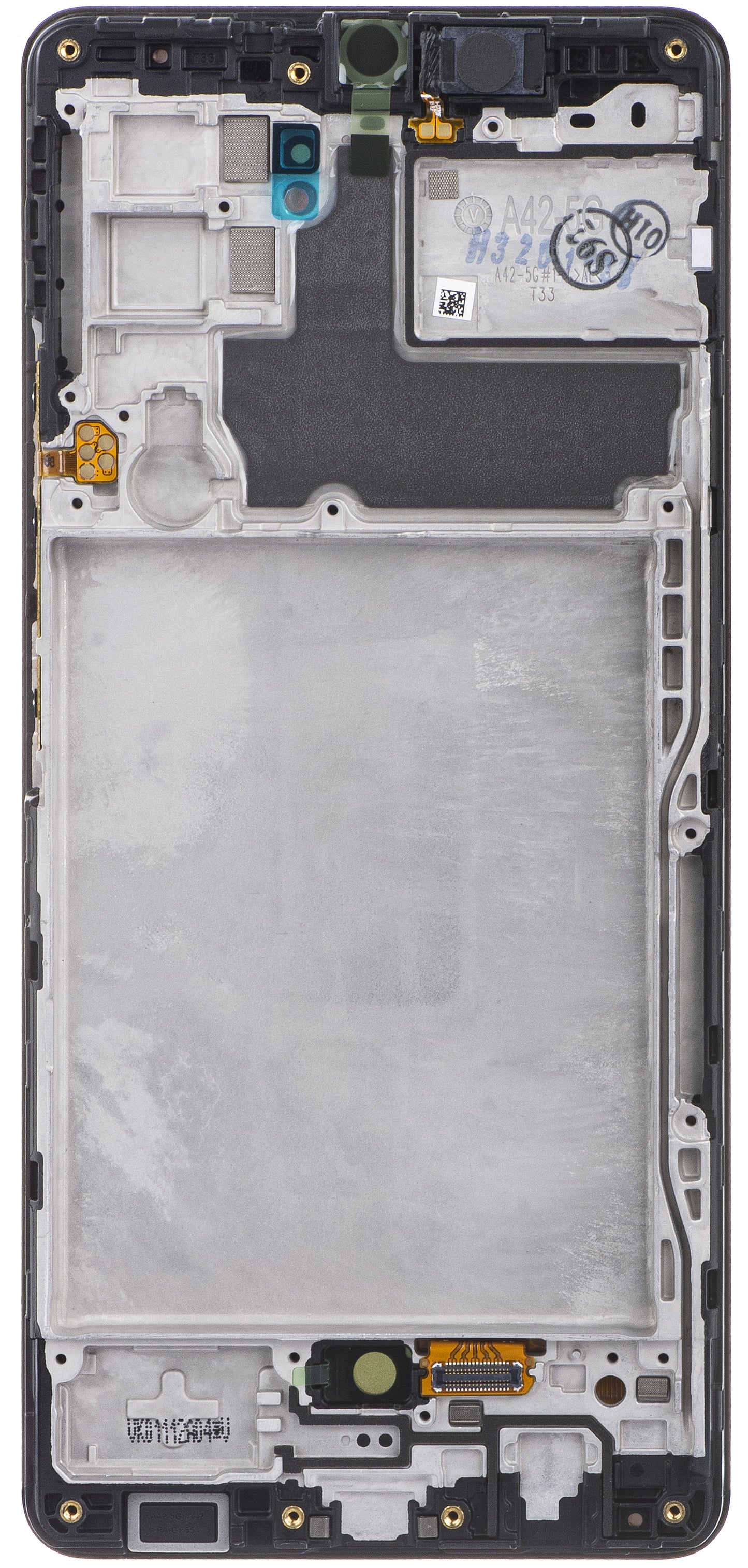 Touchscreen Display Samsung Galaxy A42 5G A426, with Frame, Black, Service Pack GH82-24375A