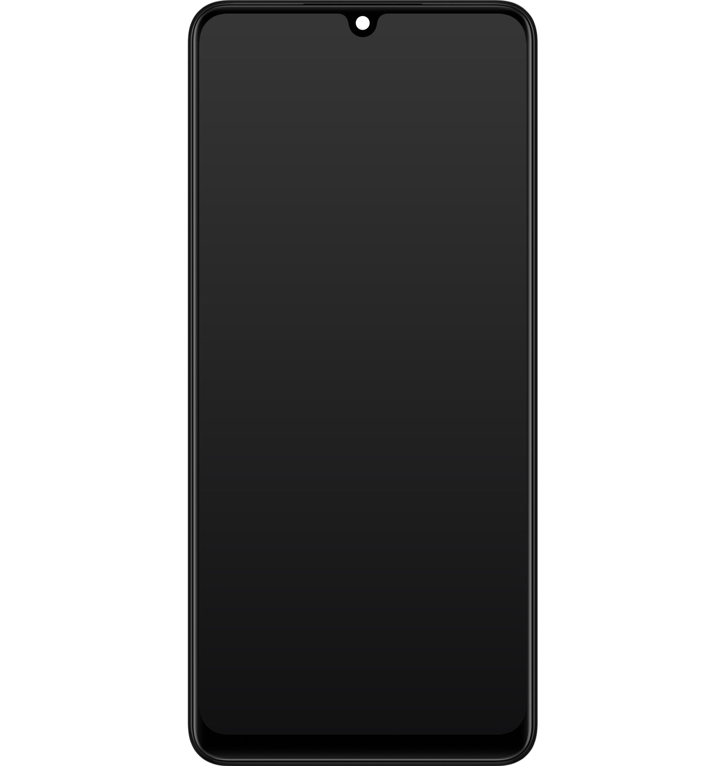 Οθόνη αφής Samsung Galaxy A22 A225, με πλαίσιο, μαύρο, πακέτο σέρβις GH82-25944A