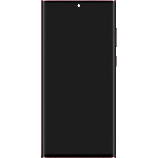 Samsung Galaxy S22 Ultra 5G S908 Οθόνη αφής Samsung Galaxy S22 Ultra 5G S908, με πλαίσιο, Cherry, Service Pack GH82-27488B