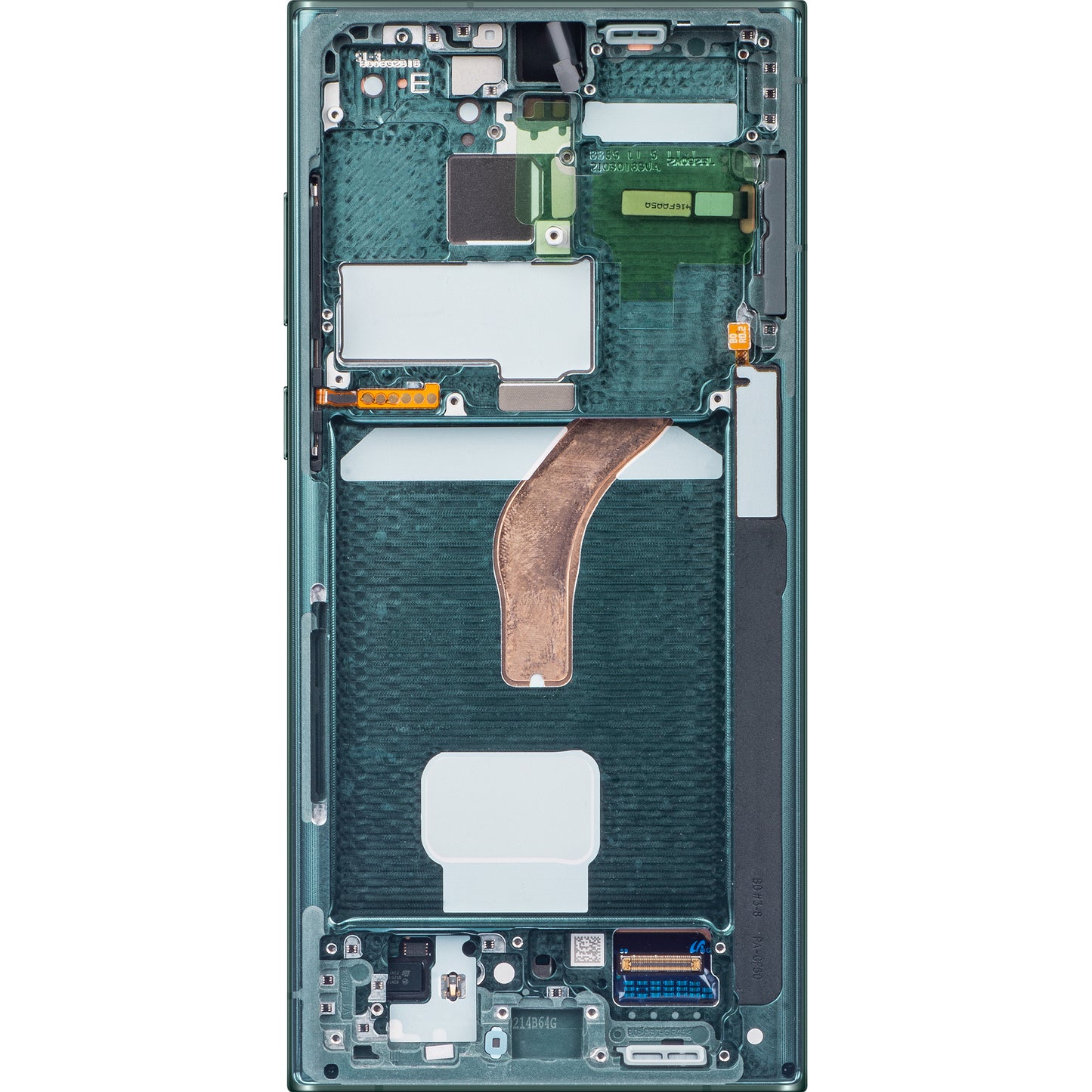 Οθόνη αφής Samsung Galaxy S22 Ultra 5G S908, με πλαίσιο, πράσινο, πακέτο σέρβις GH82-27488D