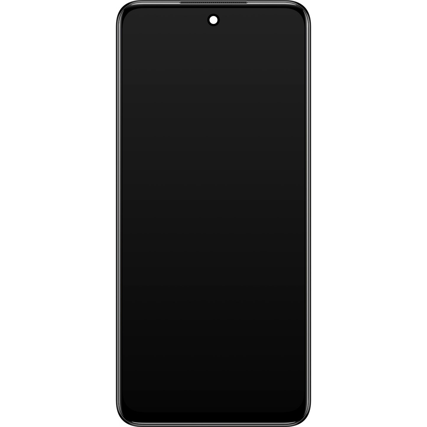 Οθόνη αφής Xiaomi Redmi Note 10 5G, με πλαίσιο, γκρι, Service Pack 5600020K1900
